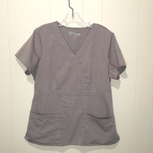 Grey’s Anatomy by Barco Large Gray Scrub Top